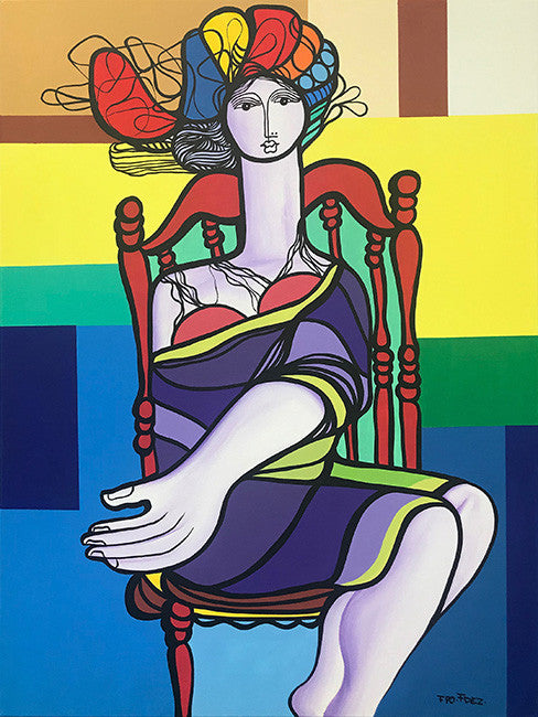 Princessa De Cultura by Fdo Fdez, 2016 acrylic on canvas