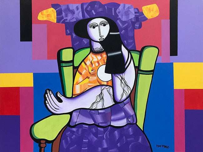 Realidad Alterada by Fdo Fdez, 2016 acrylic on canvas