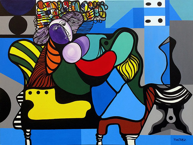 Amante by Fdo Fdez, 2016 acrylic on canvas