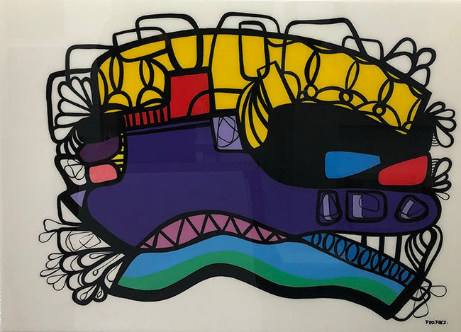 Untitled by Fdo Fdez, 2016 acrylic and resin on synthetic