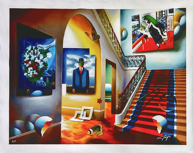 Collector's Fantasy by Ferjo, 2005 giclee on canvas