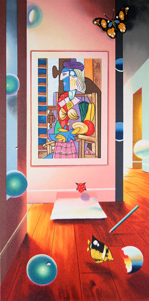 Cubist Room by Ferjo, lithograph