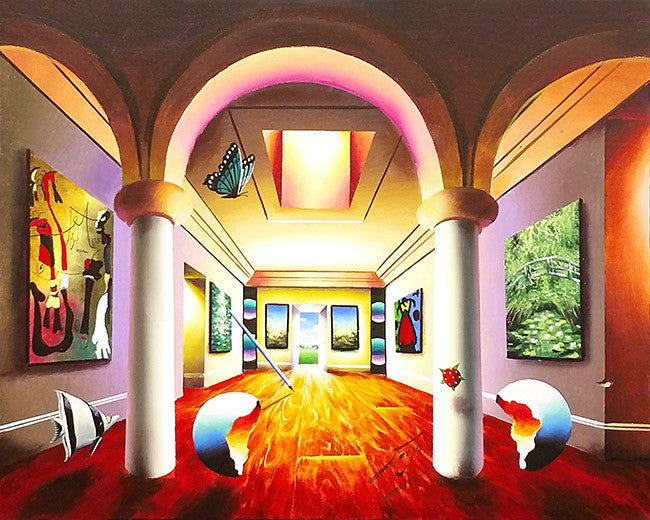 Grand Entrance I by Ferjo, oil on canvas
