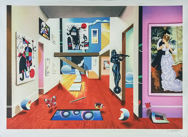 Homage to the Masters by Ferjo, lithograph