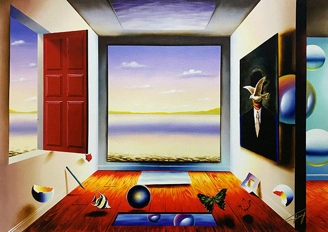 New Horizons by Ferjo, giclee on canvas