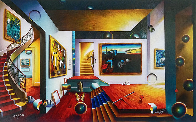 The Maze by Ferjo, 2006 giclee on canvas