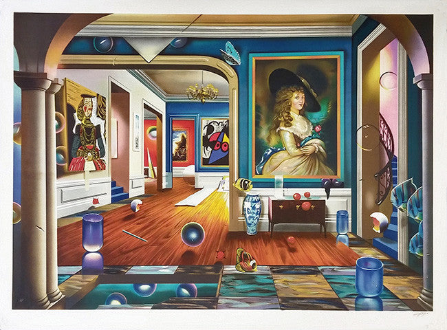 The Third Dimension by Ferjo, giclee, on paper