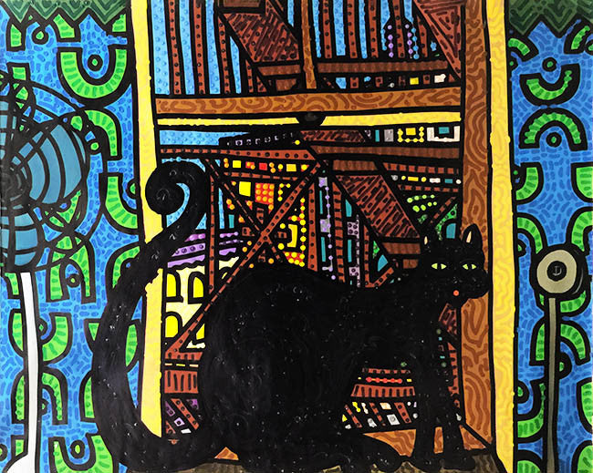 BLACK CAT BY KIP FRACE