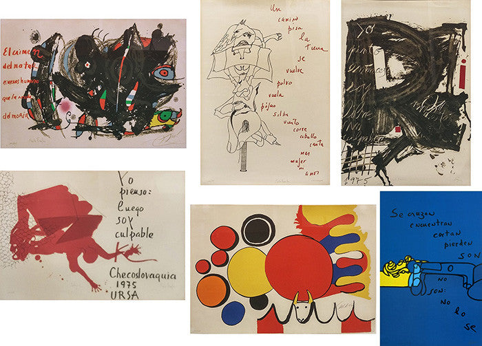 Poema Para Mirar Portfolio by Carlos Franqui by Artists Misc., 1976 lithograph