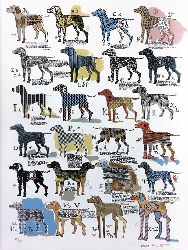 Perros by Pedro Friedeberg by Artists Misc., serigraph