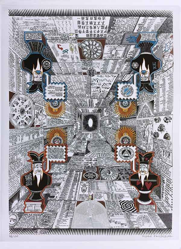 The Confucio by Pedro Friedeberg by Artists Misc., serigraph