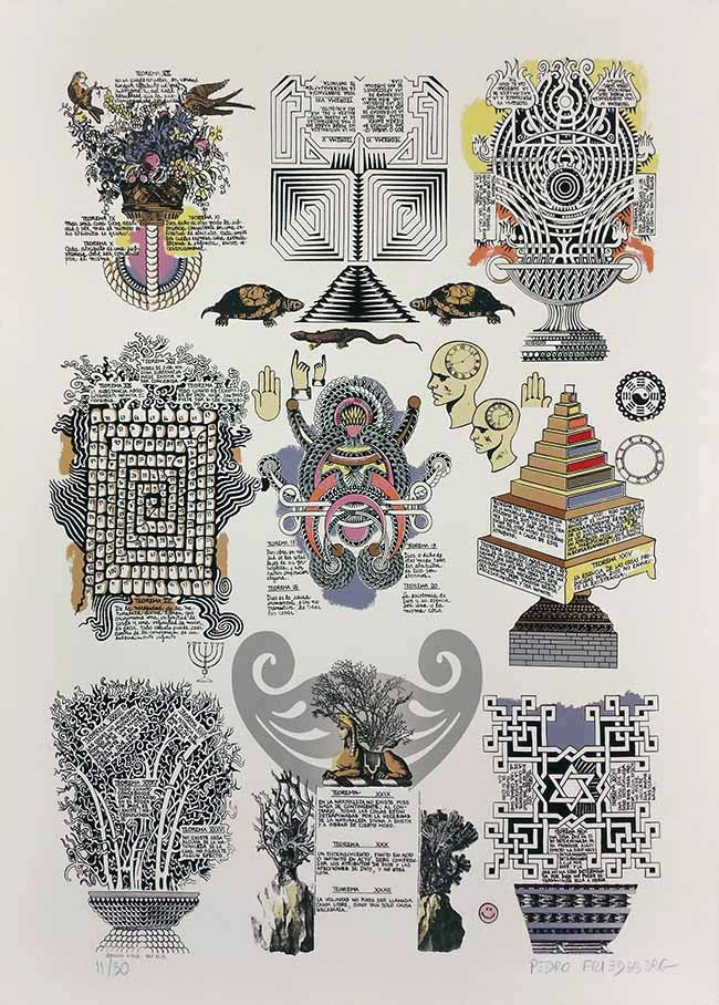 Teoremas De Spinoza by Pedro Friedeberg by Artists Misc., 2015 serigraph