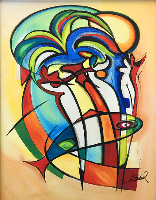 Unknown Title by Alfred Gockel by Artists Misc., acrylic on canvas