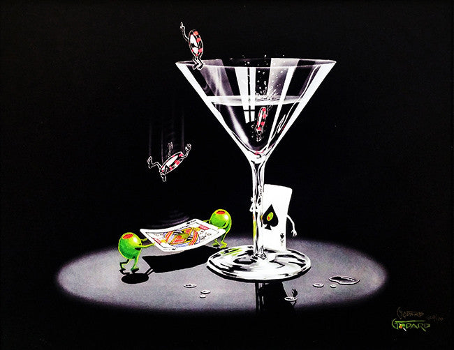 Let the Chips Fall by Michael Godard by Artists Misc., giclee on canvas