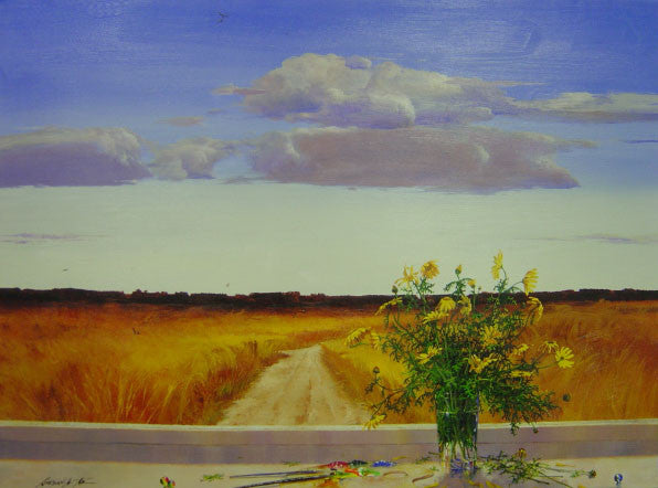 Desert Skies by Michael Gorban, giclee, on canvas