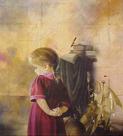 Innocence by Michael Gorban, giclee, on canvas