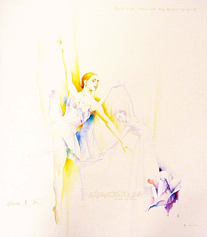 Untitled Water Color I by Michael Gorban, water color on paper