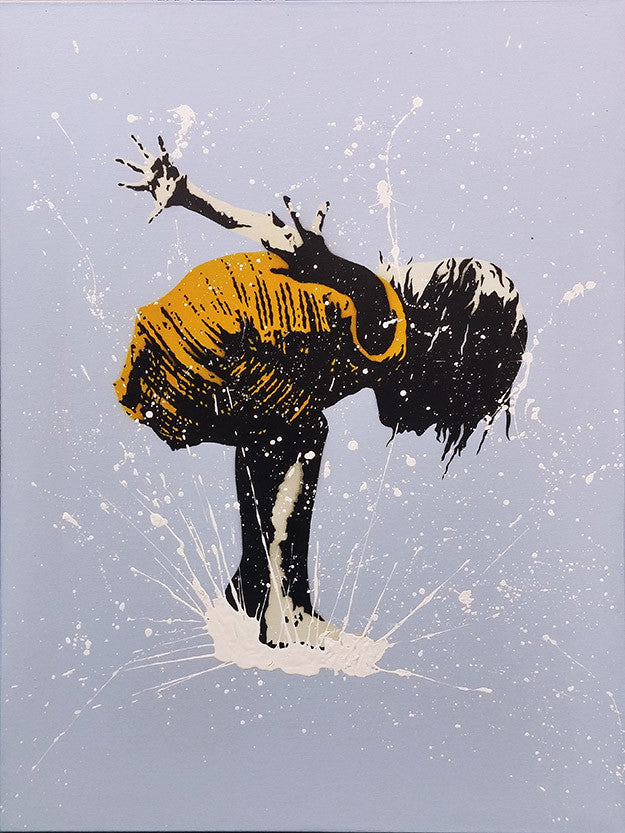 Splash by Grafter, 2016 mixed media on canvas