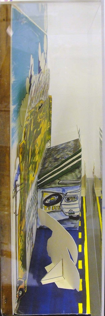 Tonto/condo by Red Grooms, 1983 3d lithograph in colors, on wove papers