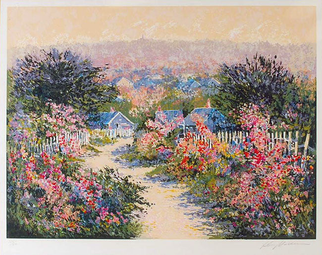 Reign of Roses by Kerry Hallam, serigraph