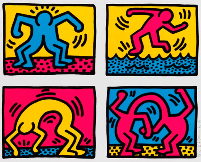 Pop Shop Quad II by Keith Haring, 1988 silkscreen
