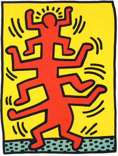 GROWING 1 BY KEITH HARING