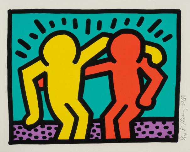 Pop Shop I (3) by Keith Haring, 1987 silkscreen
