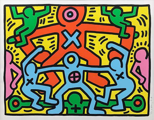 UNTITLED III BY KEITH HARING