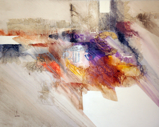 Radiating Prism by Gregory Hawthorne, acrylic on canvas