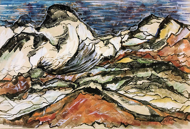 Unknown Title by Susanna Heller by Artists Misc., mixed media on paper