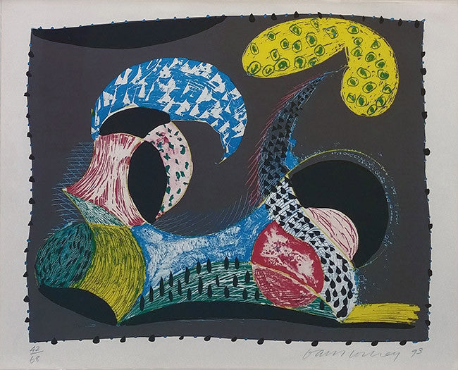 Warm Start by David Hockney, 1993 lithograph & screen print