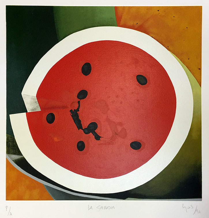 La Sandia by Ana Mercedes Hoyos by Artists Misc., 1991 silkscreen