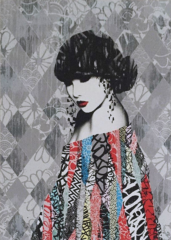 Rouge II by Hush by Artists Misc., 2014 silkscreen