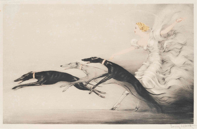 Speed II by Louis Icart by Artists Misc., 1933 etching, drypoint and aquatin