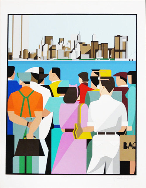 Sight Seeing by Giancarlo Impiglia, 1982 serigraph