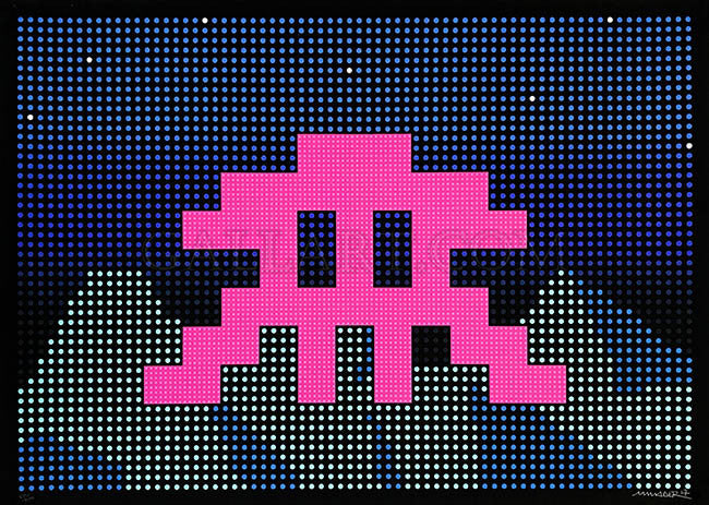 L.E.D. by Invader