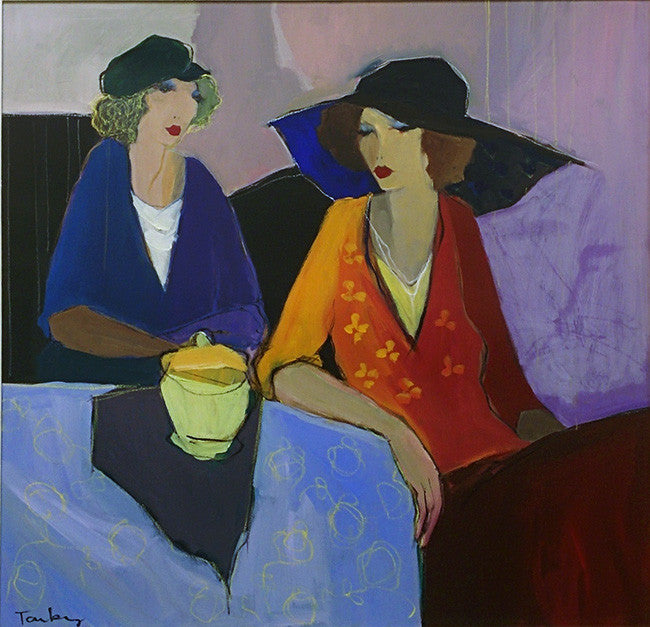 Table for Two by Itzchack Tarkay