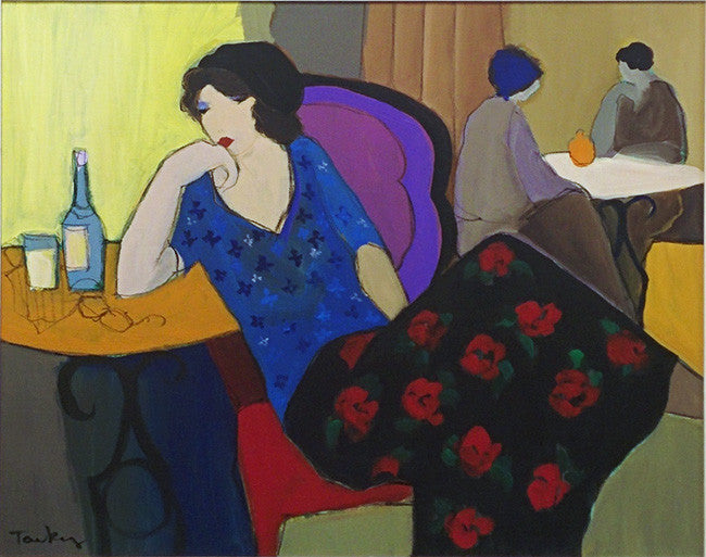 Waiting by Itzchack Tarkay