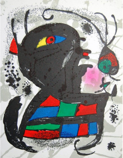 Joan Miro Lithographs III, PL.6 by Joan Miro