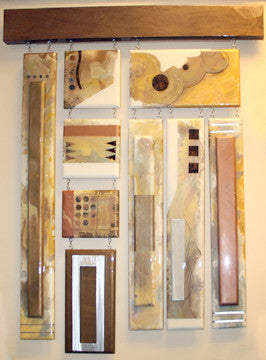 Chimes by Dean Johnson, 2010 acrylic, resin, aluminum