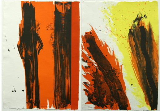 Totem Diptych by Allen Jones, 1979 lithograph