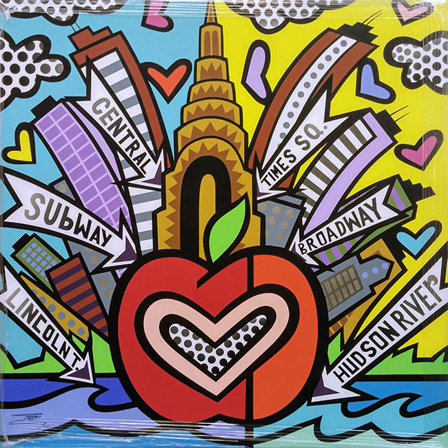 New York by Jozza, 2016 acrylic on canvas