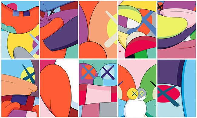 No Reply (Portfolio of 10) by Kaws by Artists Misc., 2015 screenprint