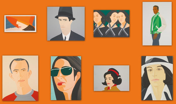 ALEX AND ADA, THE 1960'S TO THE 1980'S (SET OF 8) BY ALEX KATZ