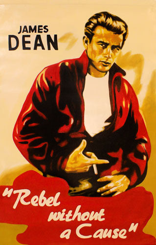 JAMES DEAN - REBEL WITHOUT A CAUSE BY STEVE KAUFMAN
