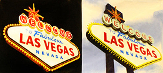 Double Welcome to Las Vegas (Giant) by Steve Kaufman