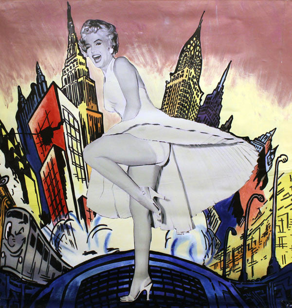Hot Marilyn - Livin in a Comic' World by Steve Kaufman