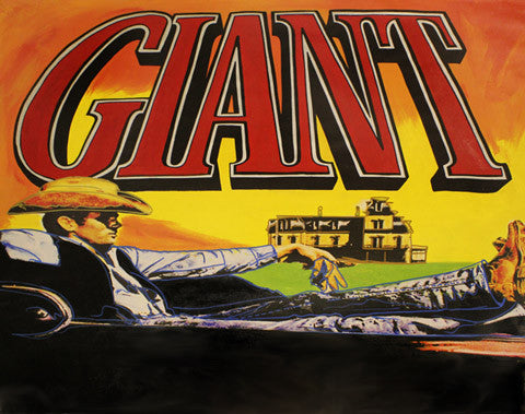 James Dean - Giant by Steve Kaufman