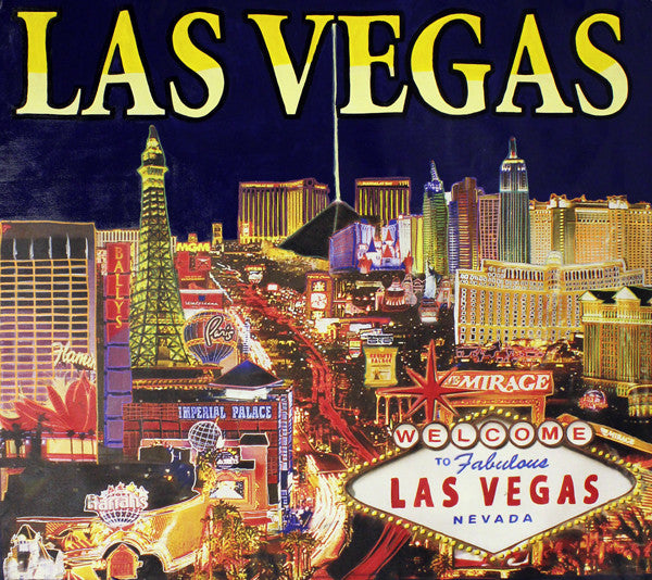 Las Vegas City (Dark Blue) by Steve Kaufman