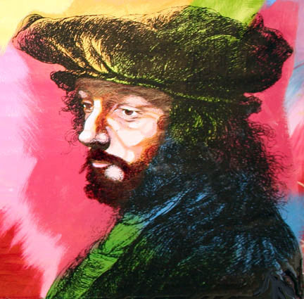 Rembrandt by Steve Kaufman